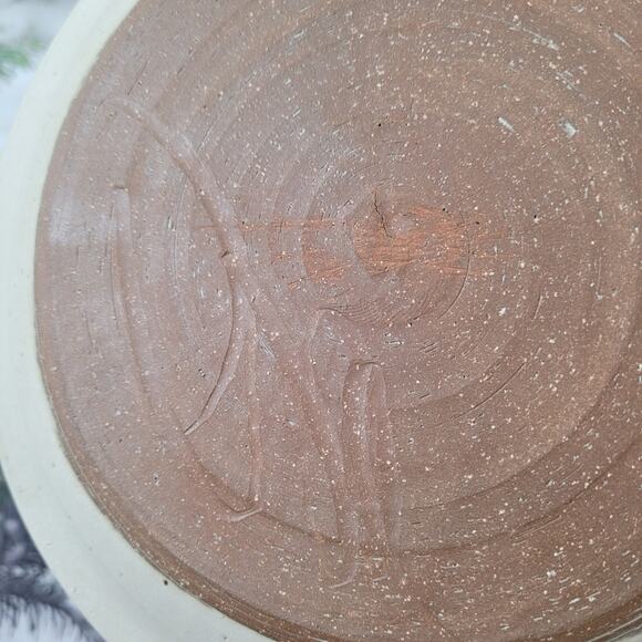 Handmade Studio Art Holiday Tree Serving Piece with attached Bowl - Picture 6 of 8